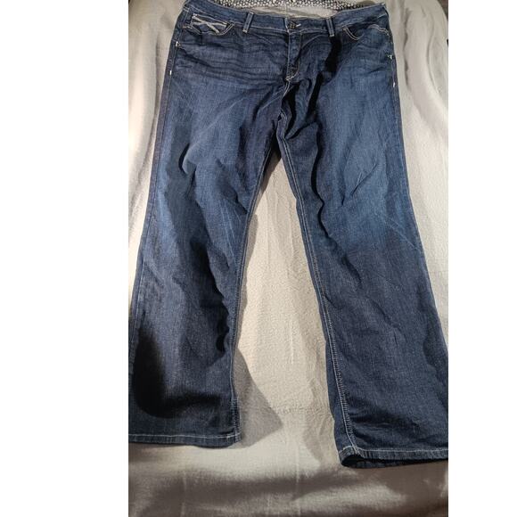 Ariat REAL Denim Skyla Straight Jeans Women’s Size 26WL Blue Medium Wash Western - Picture 1 of 8